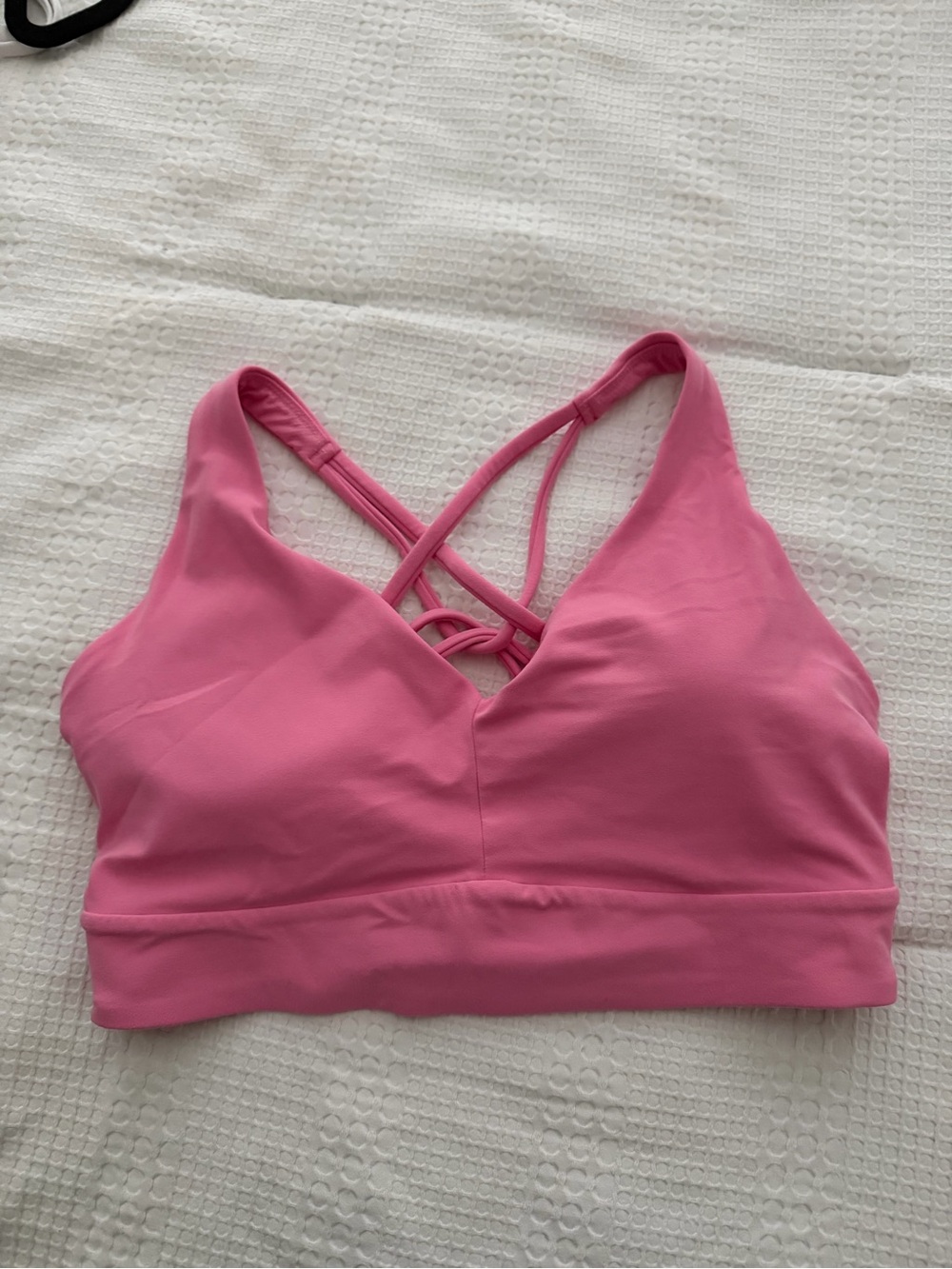 Athleta Pink Crossback Sports Bra